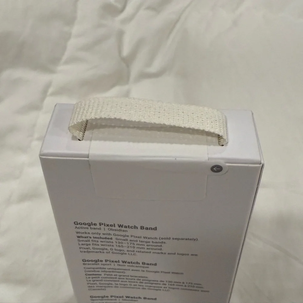 Genuine Google unopened box Pixel Watch Active Band - Obsidian Black